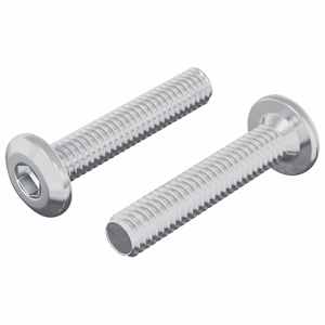 Hlavový zámkový šroub 2 pcs Stříbrná M6 x 35 mm Ocel - obrázek 2
