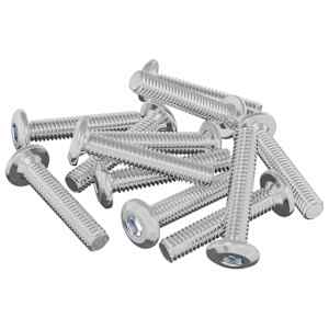 Hlavový zámkový šroub 2647 pcs Stříbrná Ocel - obrázek 2