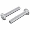 vidaXL Pea lukustuskruvi 2 tk H&otilde;bedane M6 x 35 mm Teras