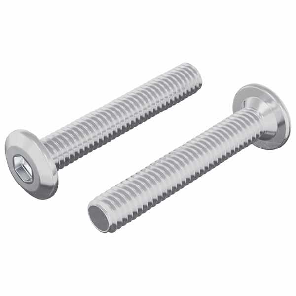 vidaXL Pea lukustuskruvi 2 tk H&otilde;bedane M6 x 35 mm Teras