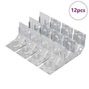 Držák 12 pcs Zinkovaný 106 x 55 x 1,5mm Ocel - obrázek 2