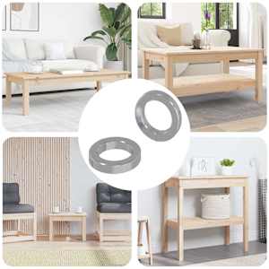 Podložka s pomladjo 2 pcs Bela 13 x 1 mm elezo