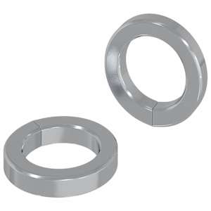 vidaXL Keenpaneel 2 tk Valge 13 x 1 mm Raud