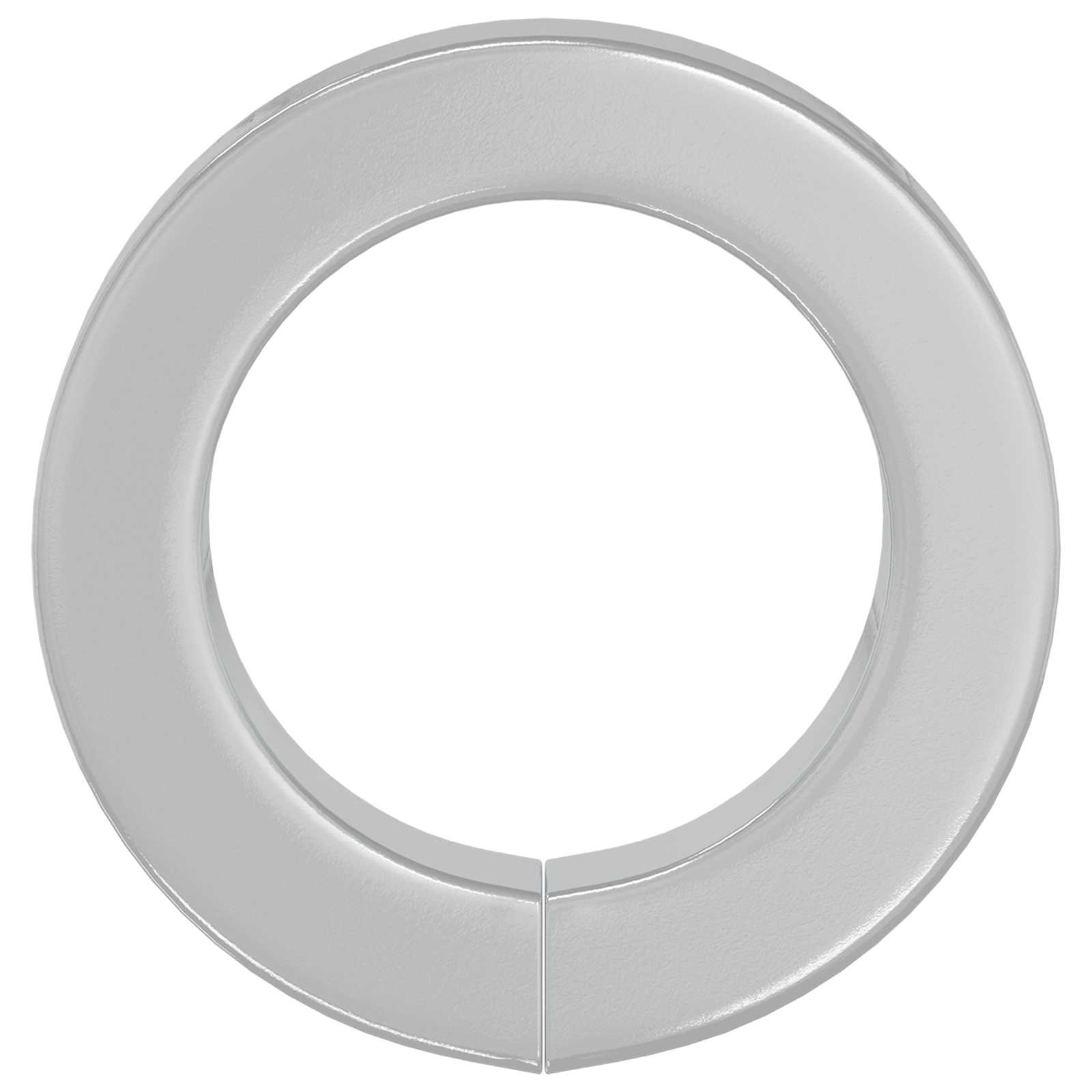 vidaXL Veer Washer 12 pcs Wit 13 x 1 mm IJzer