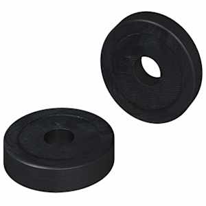 vidaXL sobib lame seibile 2 tk Must &empty;15 x 3 mm PVC ko-pol&uuml;meer