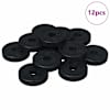 vidaXL sobib lame seibile 12 tk Must &empty;15 x 3 mm PVC ko-pol&uuml;meer