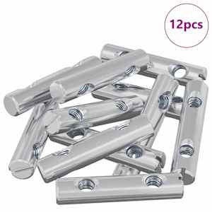 Matice 12 pcs Zinkovaný 60 x 12 mm Železo - obrázek 2