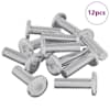 vidaXL Kinnitus 12 pcs H&otilde;bedane 8 x 28 mm Teras