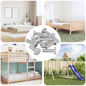 Vijak 1593 pcs srebrna 8 x 25 mm Jeklo