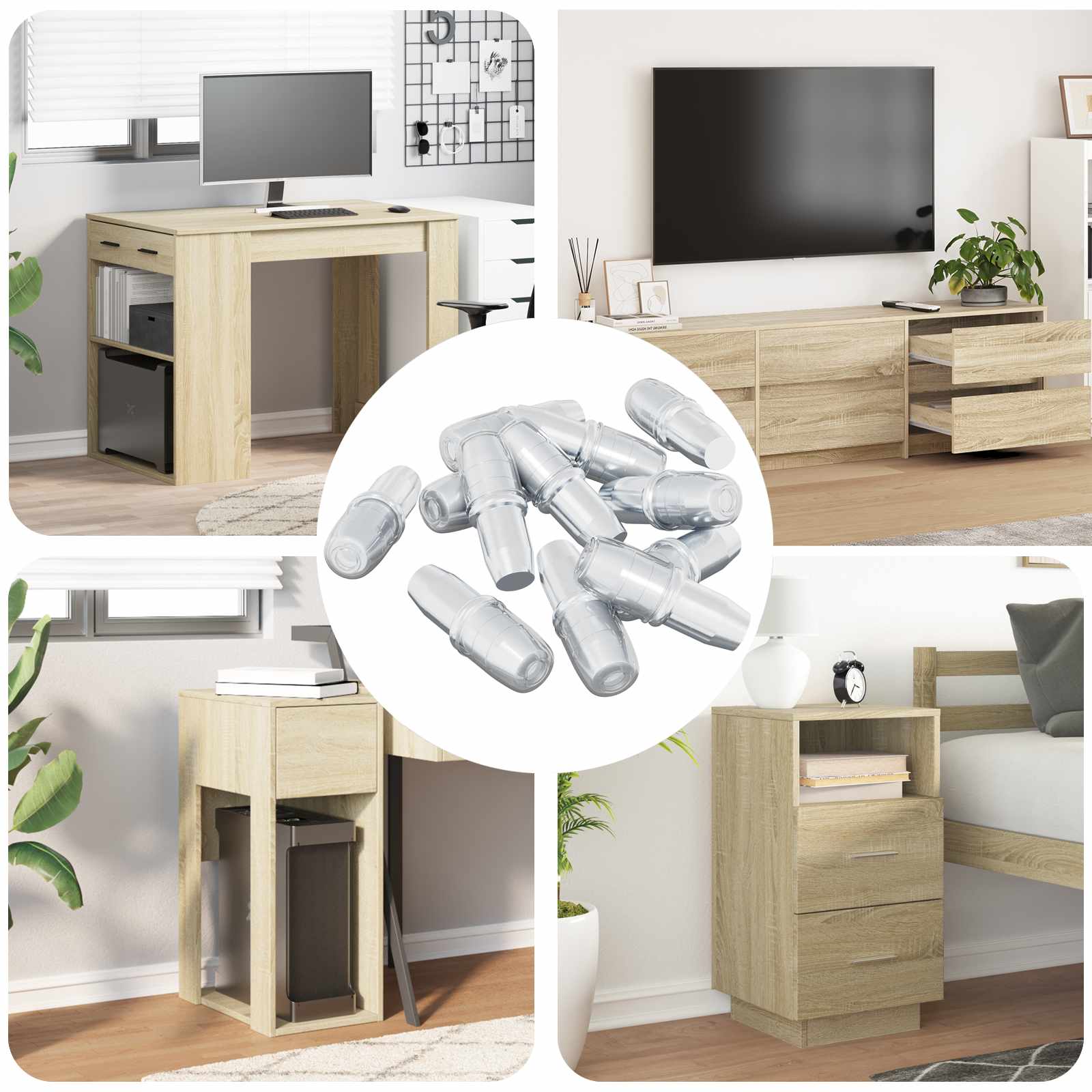 Plauktu stiprinājums 7200 pcs Sudraba 7 x 16 mm Dzelzs