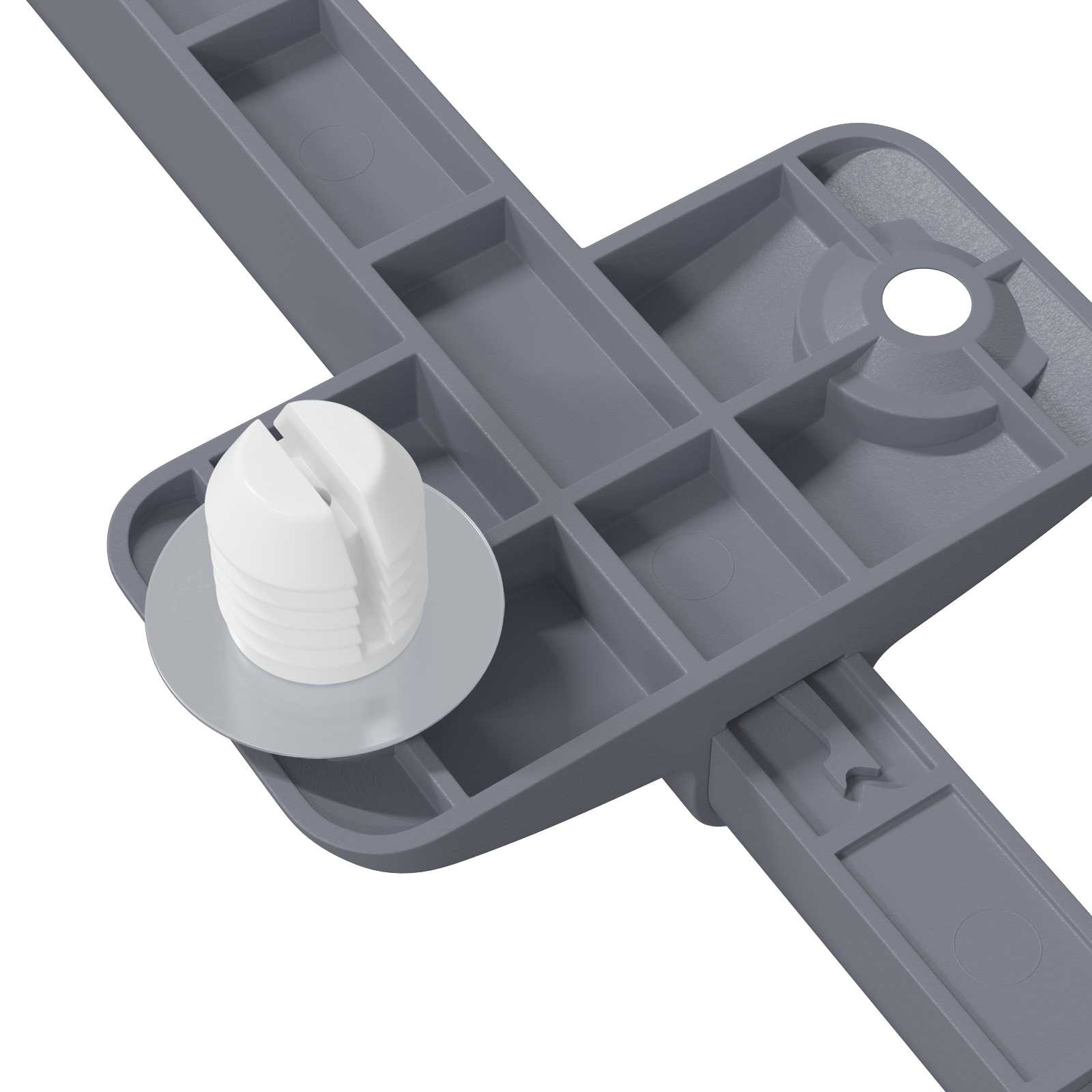 Mehko zapiralo 2 pcs Siva 125 x 47 x 15 mm PP - slika 5