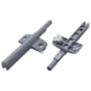 vidaXL Pehme sulgemise dampner 2 tk Hall 125 x 47 x 15 mm PP