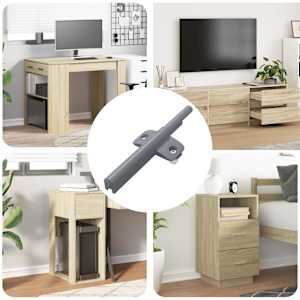 Mehko zapiralo 12 pcs Siva 125 x 47 x 15 mm PP