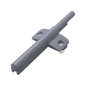 Měkký zavírací tlumič 12 pcs Šedá 125 x 47 x 15 mm PP - obrázek 2