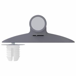 Měkký zavírací tlumič 12 pcs Šedá 125 x 47 x 15 mm PP - obrázek 5