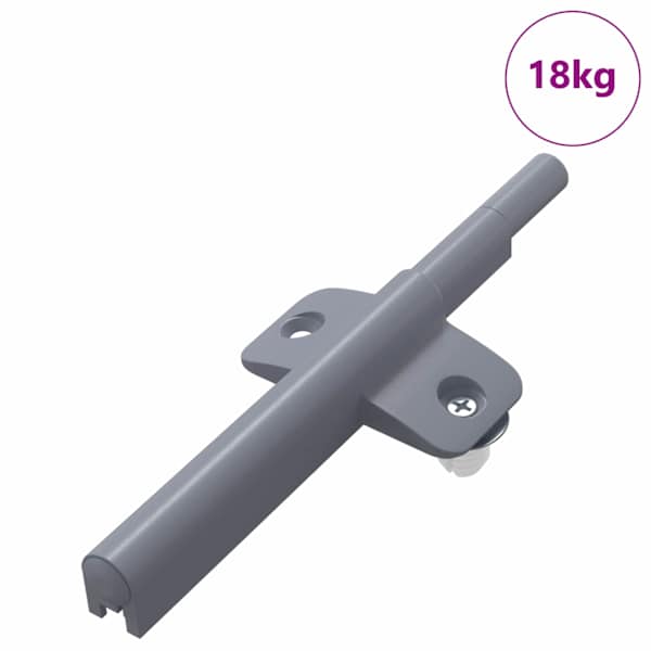 vidaXL Pehme sulgemise dampner 1161 tk Hall 125 x 47 x 15 mm PP