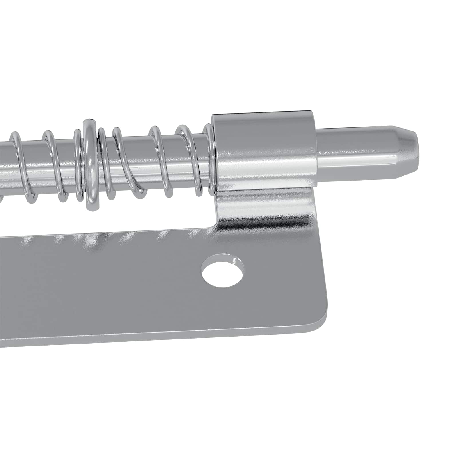 Zaponka 2 pcs srebrna 46 x 17 x 1,2 mm Jeklo - slika 6