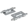 vidaXL Lukk 2 tk H&otilde;bedane 46 x 17 x 1,2 mm Teras