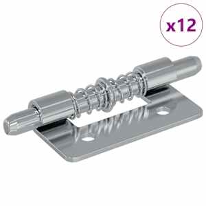 Zámek 12 pcs Stříbrná 46 x 17 x 1,2 mm Ocel - obrázek 2