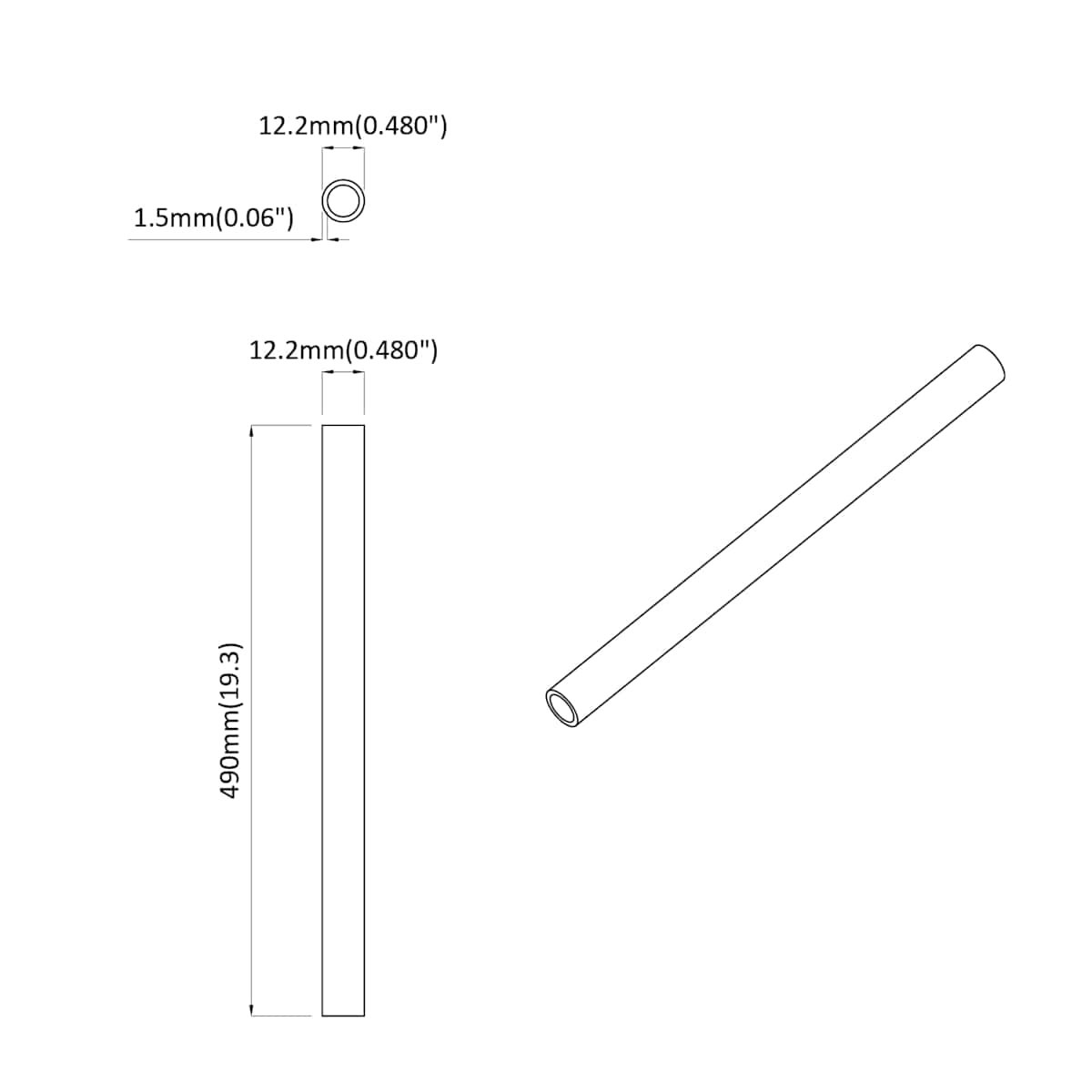 PVC rør 29 stk. Hvid PP og PE - Billede 8