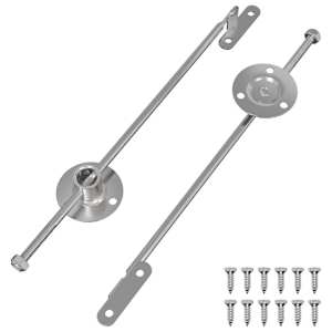 vidaXL T&otilde;mbepulk hinged 2 pcs H&otilde;bedane 190 mm Raud