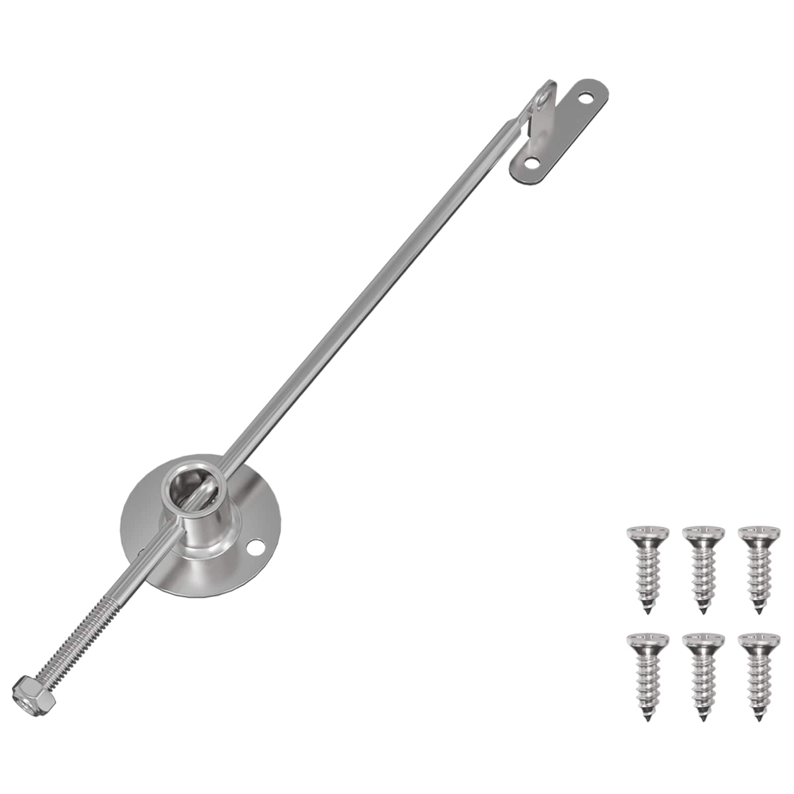 Thumbnail - vidaXL Zugstangen-Scharnier 439 pcs Silber Eisen