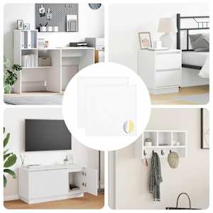 Nalepka 2 pcs Bela Ø 20 x 0,5 mm Papir