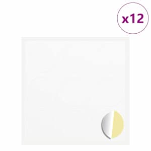 Samolepka 12 pcs Bílá Ø 20 x 0,5 mm Papír - obrázek 2
