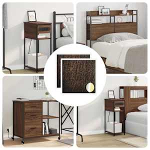 Lepljiva zaščita vijakov 2 pcs Rjav hrast Ø 20 x 0,5 mm