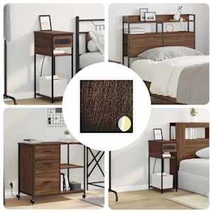 Lepljiva zaščita vijakov 12 pcs Rjav hrast Ø 20 x 0,5 mm