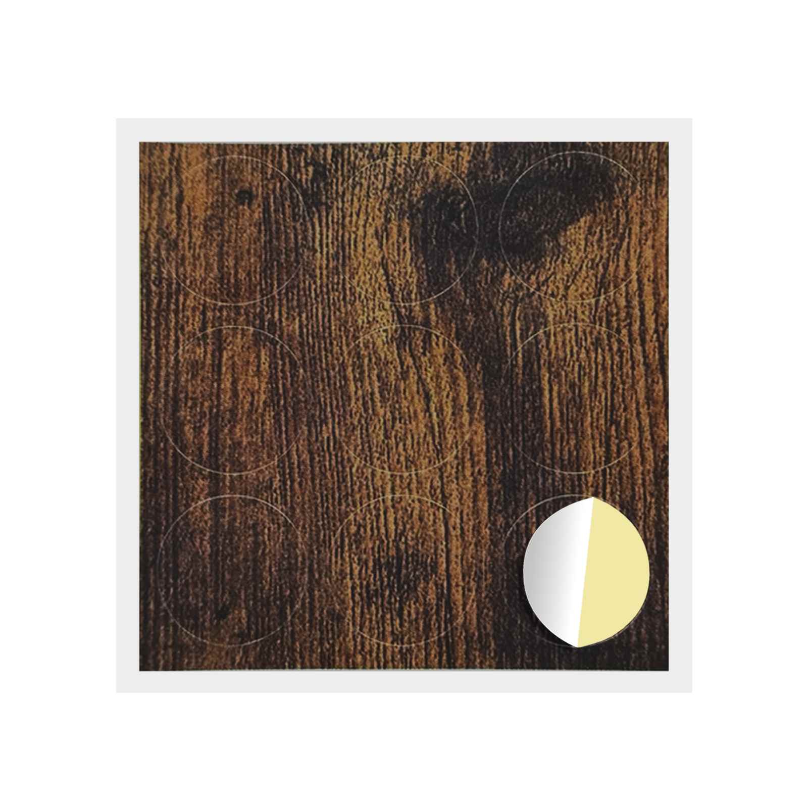 Thumbnail - vidaXL Selbstklebende Schraubenabdeckung 12 pcs Geräucherte Eiche