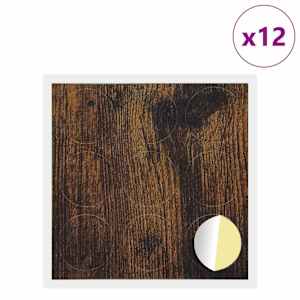Lepicí kryt šroubu 12 pcs Kouřový dub Ø 20 x 0,5 mm - obrázek 3