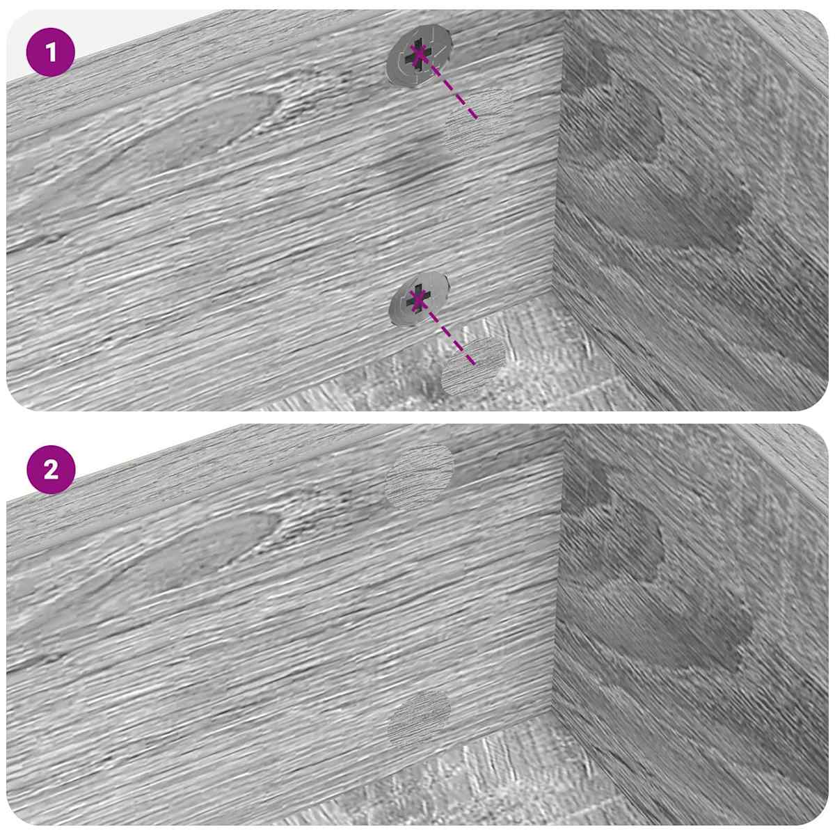 Klæbende Skrue Cover. Ø 20 x 0,5 mm - Billede 6