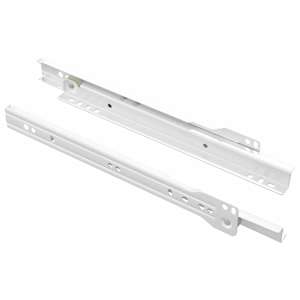 vidaXL Sahtli liug 2 tk Valge 250 mm Teras