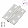 vidaXL Hing 12 tk H&otilde;bedane 50 x 38 x 1,3 mm Teras