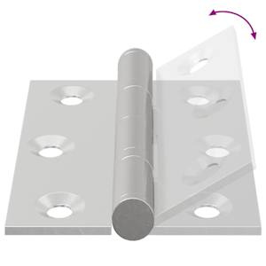 Závěs 720 pcs Stříbrná 50 x 38 x 1,3 mm Ocel - obrázek 8