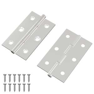 vidaXL Hing &Uuml;ksv&auml;rviline 2 tk H&otilde;bedane 58 x 35 x 1 mm Teras