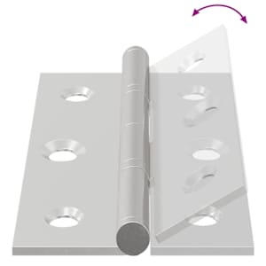 Závěs Jednobarevný 12 ks Stříbrná 58 x 35 x 1 mm Ocel - obrázek 8