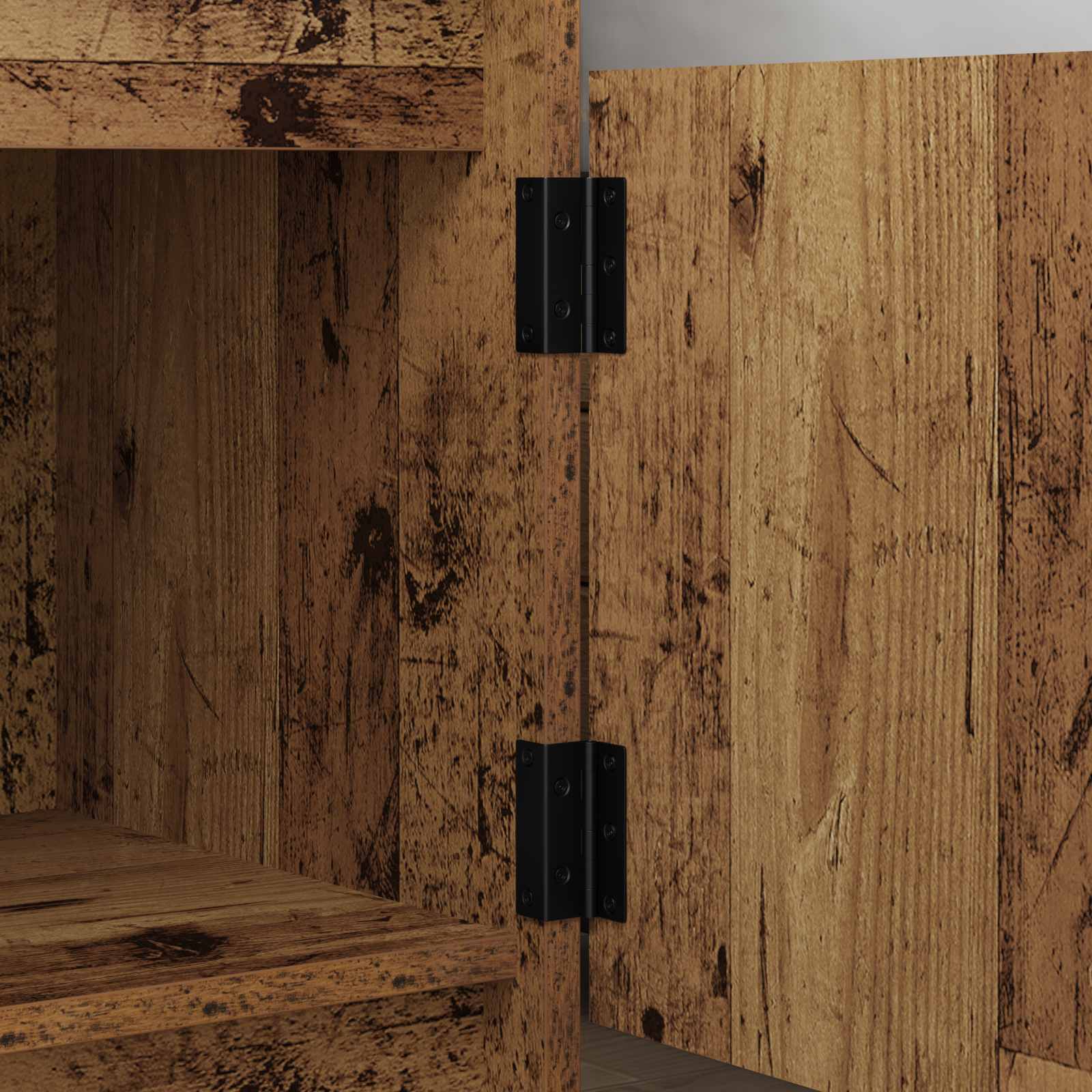 Thumbnail - vidaXL Scharnier 12 pcs Schwarz 38 x 17 x 60 mm Eisen