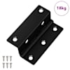 vidaXL Hing 537 tk Must 38 x 17 x 60 mm Raud