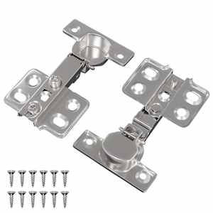 vidaXL Hing 2 tk Nikkel 85 x 52,5 x 9,5 mm Raud