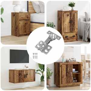 Tečaj 12 pcs Nikljeva 85 x 52,5 x 9,5 mm elezo