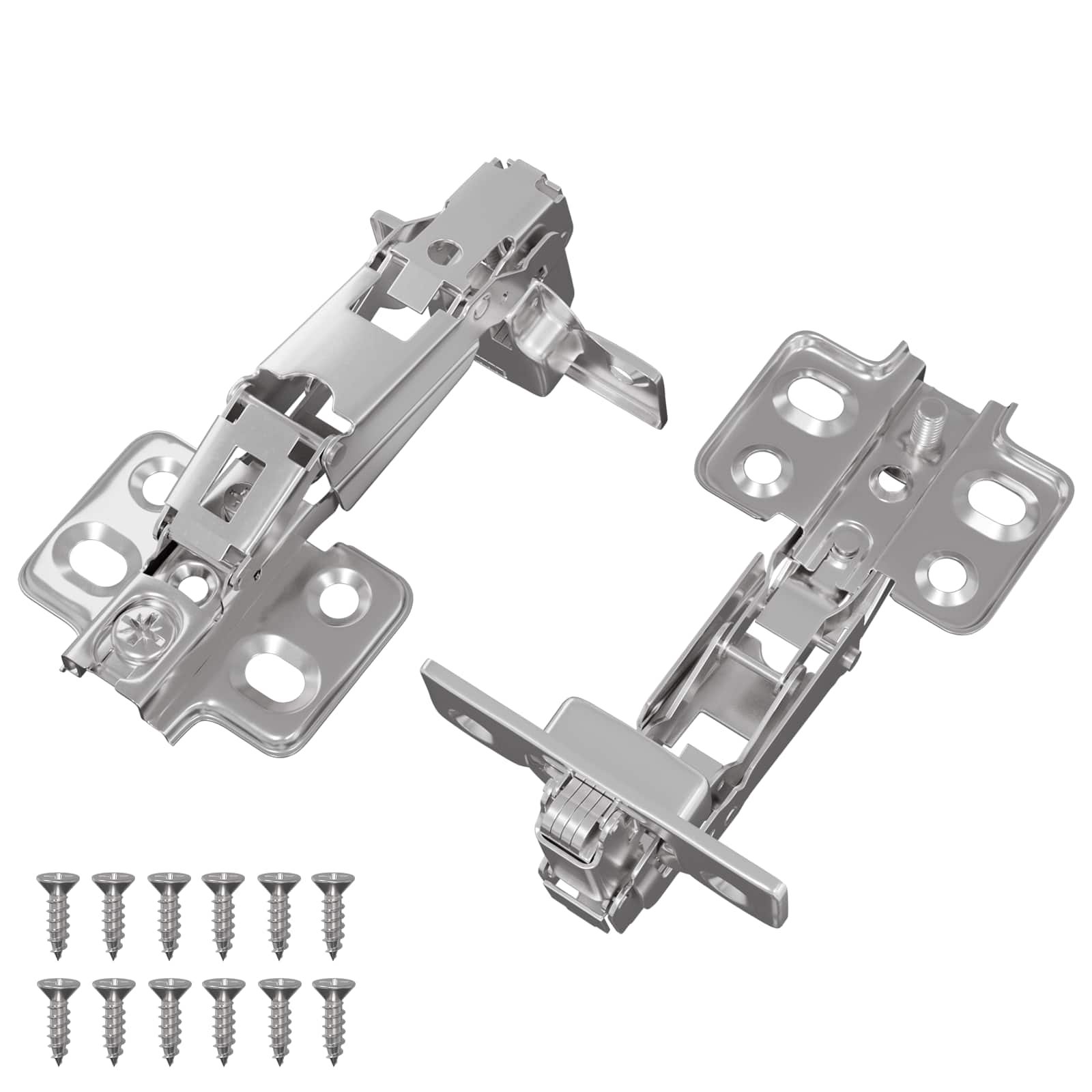 Thumbnail - vidaXL Scharnier 2 pcs Nickel 35 mm Eisen