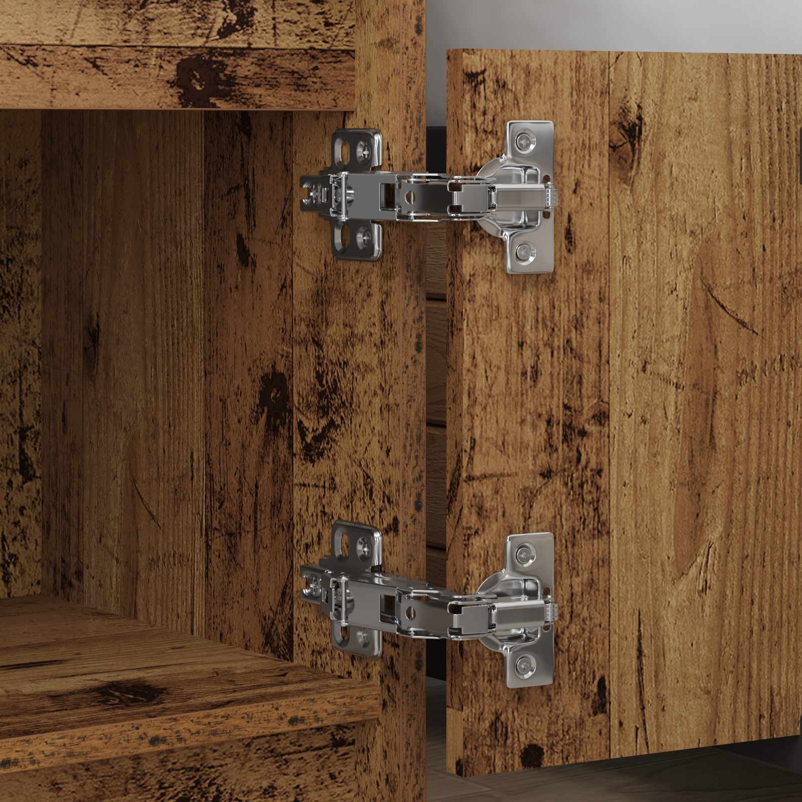 Thumbnail - vidaXL Scharnier 126 pcs Nickel 139 x 64,1 x 10 mm Eisen