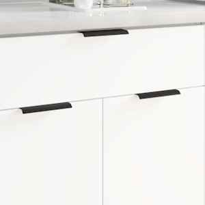 Ročaj 12 pcs Črna 120 x 39.6 x 17 mm Aluminij