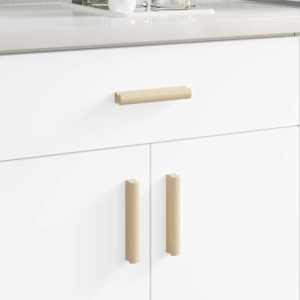 Ravna ročica 2 pcs Naravna barva lesa 130 x 25 x 30 mm