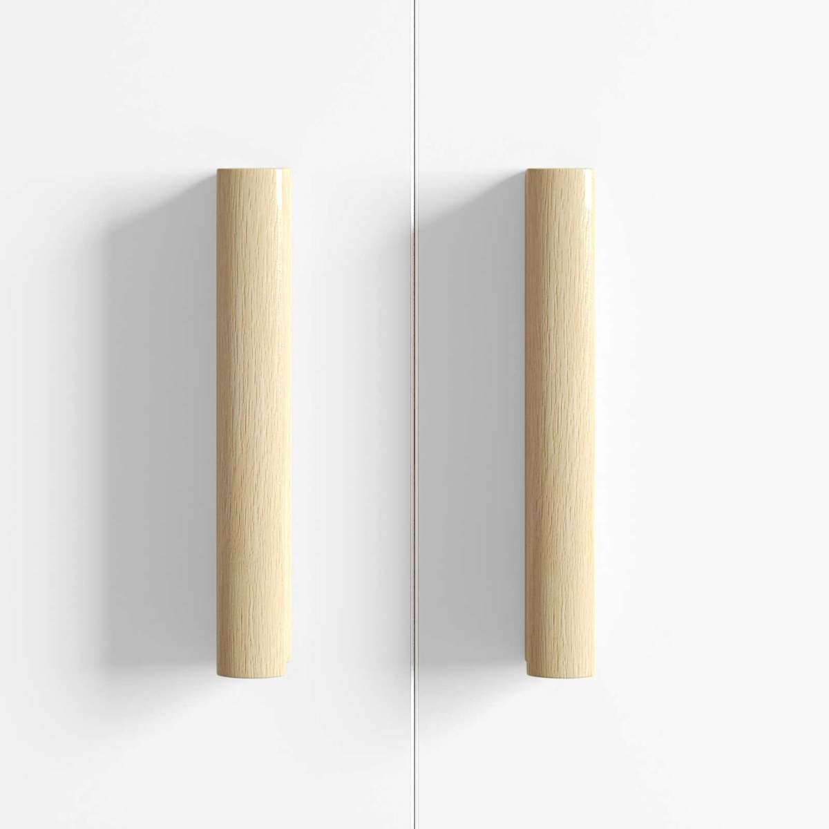Lige håndtag 587 stk. Naturlig træfarve 130 x 25 x 30 mm - Billede 6