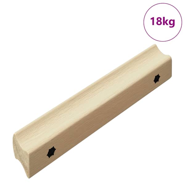 vidaXL Sirge k&auml;epide 587 tk Looduslik puiduv&auml;rv 130 x 25 x 30 mm