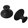 vidaXL K&auml;epide 2 tk Must &Oslash;30 mm Alumiinium