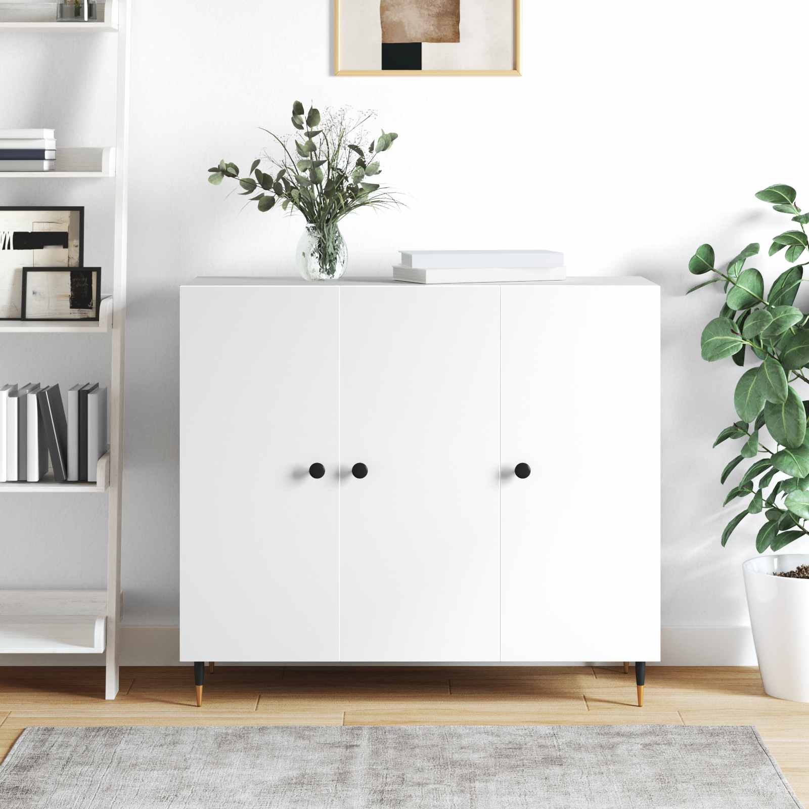 Thumbnail - vidaXL Griff 12 pcs Schwarz Ø30 mm Aluminium